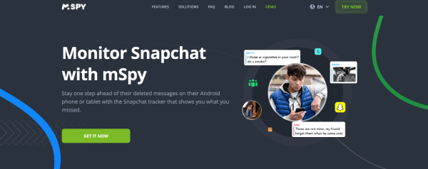 Monitor Snapchat with mSpy