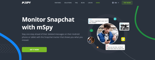 Monitor Snapchat with mSpy